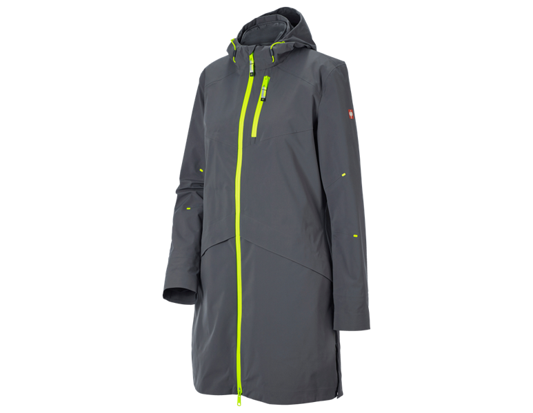 Hoofdaanzicht, Nieuwe, 3 in 1 Functionele jack e.s.ambition, dames, antraciet/signaalgeel