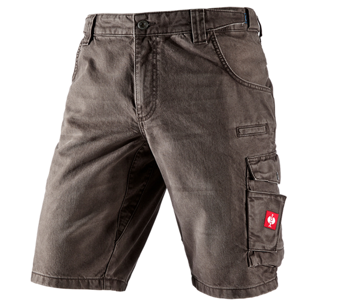Hoofdaanzicht, Schrijnwerkers / Meubelmakers, e.s. Worker-jeans-short, kastanje