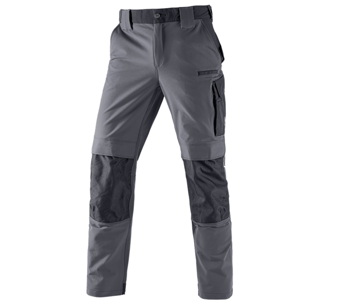 Hoofdaanzicht, Kleding, Functioneel werkbroek e.s.dynashield, cement/zwart