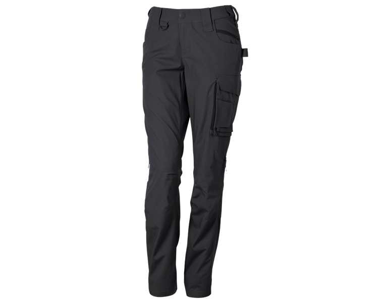 Hoofdaanzicht, Nieuwe, Werkbroek e.s.e:pic ripstop, dames, zwart