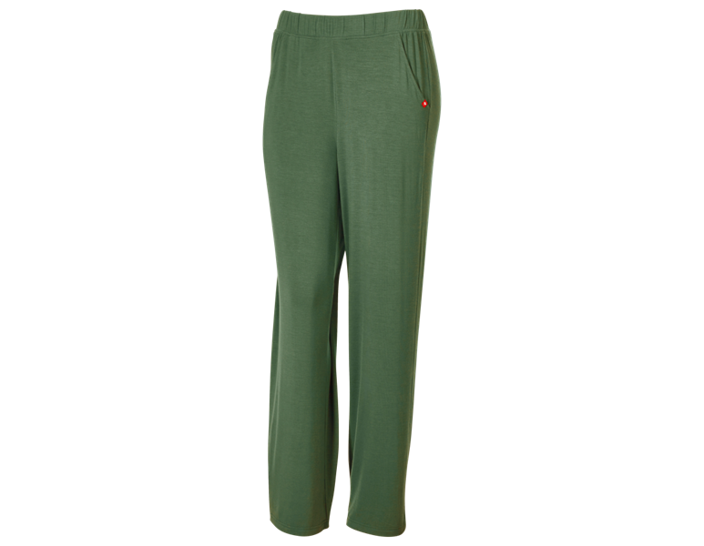 Hoofdaanzicht, kleine cadeaus, e.s. Modal pyjamabroek, dames, nordic groen