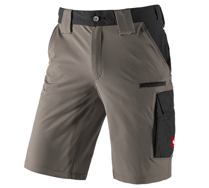 Hoofdaanzicht, Kleding, Functioneel short e.s.dynashield, steen/zwart