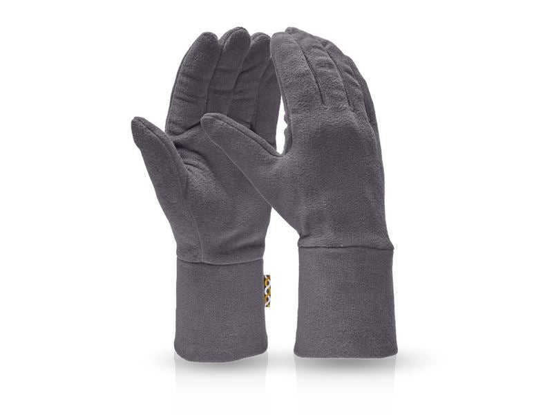 Hoofdaanzicht, Kledingaccessoires, e.s. FIBERTWIN® microfleece handschoenen, grafiet