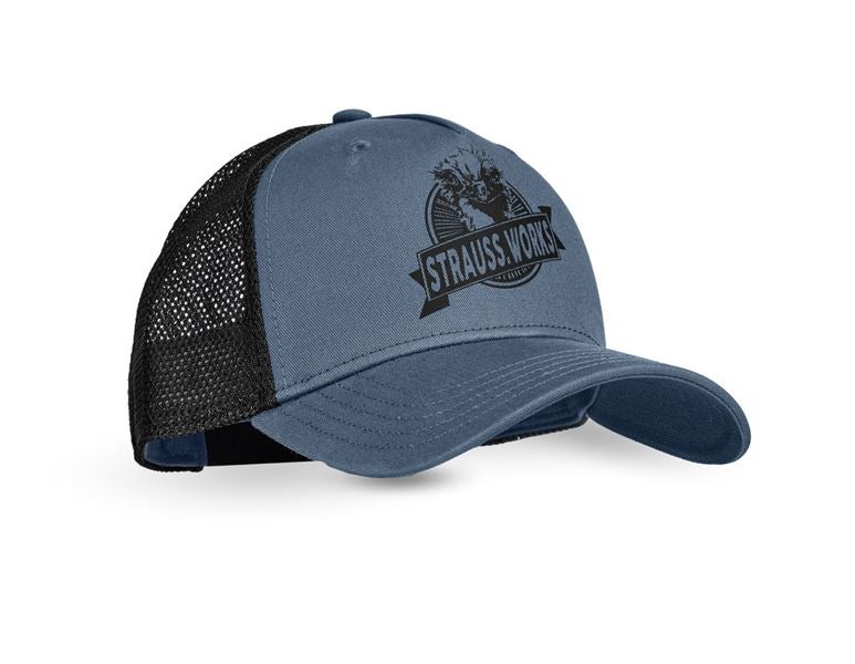 Hoofdaanzicht, Heren, Cap e.s.iconic works, oxideblauw