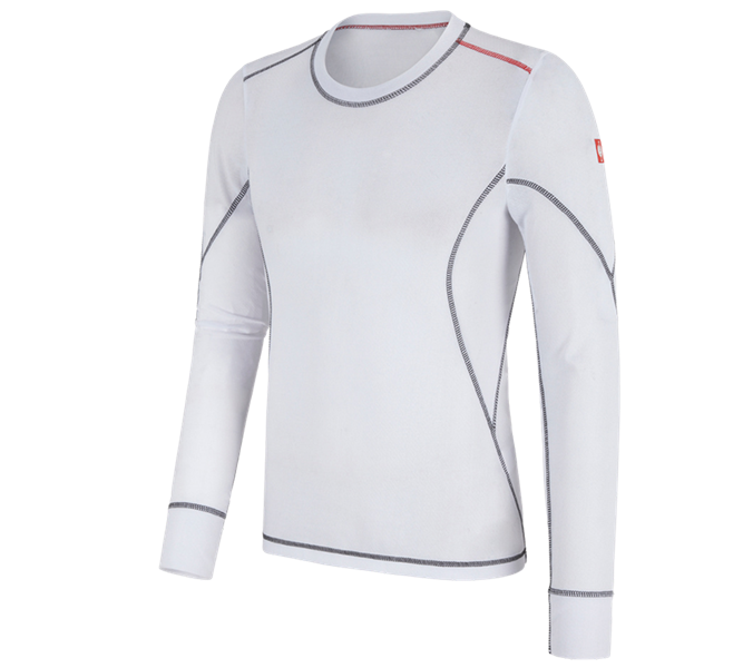 Hoofdaanzicht, Thermo Ondergoed, e.s. Functionele-Longsleeve basis-light, wit