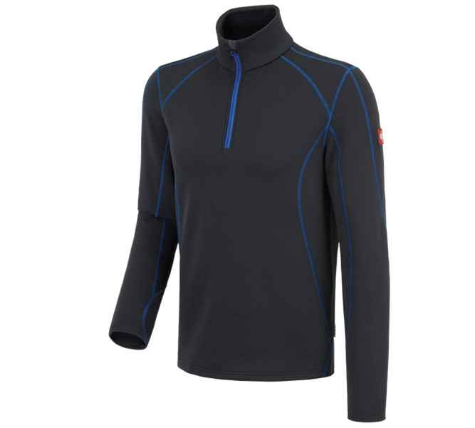 Hoofdaanzicht, e.s.motion 2020, Schipperstrui thermo stretch e.s.motion 2020, grafiet/gentiaanblauw