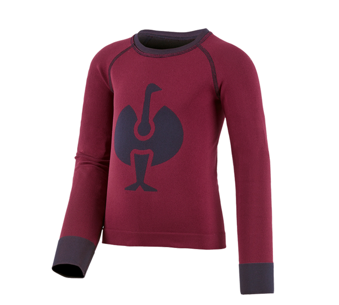 Hoofdaanzicht, Kinderen, e.s. Functionele longsleeve seamless-warm,kinderen, bessen