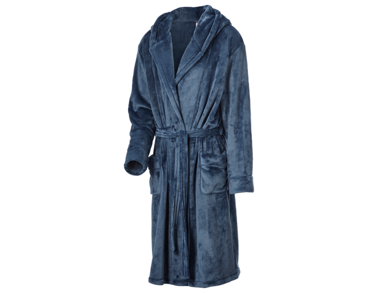 Hoofdaanzicht, Heren, e.s. Badjas, nordic blauw