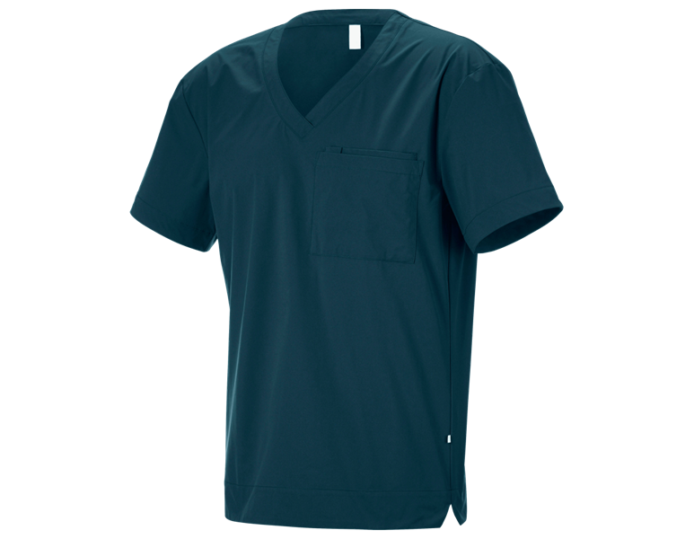 Hoofdaanzicht, Nieuwe, Pocket Shirt e.s.avida, heren, zeeblauw