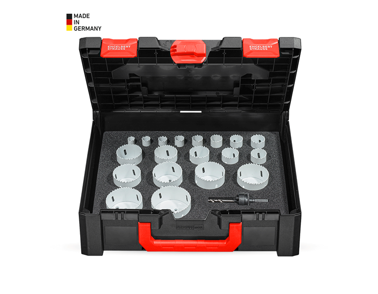 Hoofdaanzicht, Gereedschap, Schrobzaag-set pro in STRAUSSbox 145 midi+