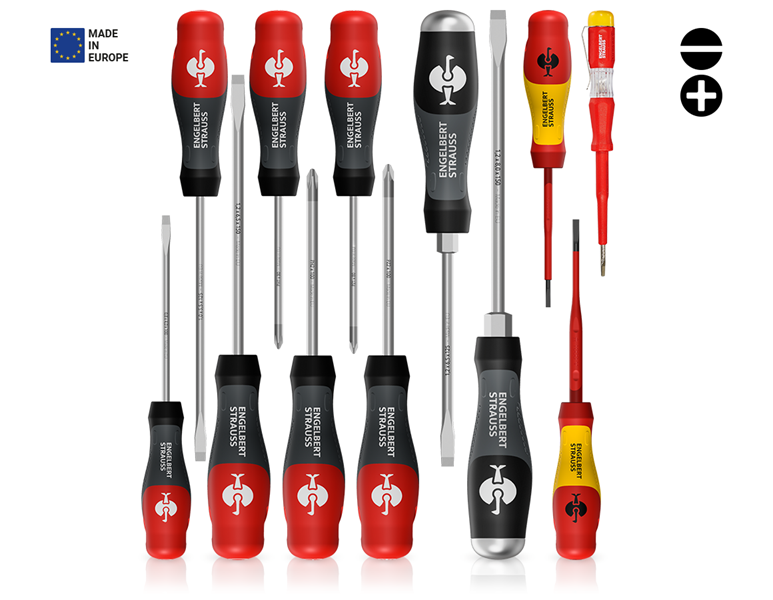 Hoofdaanzicht, Nieuwe, e.s. 3-C schroevendraaierset Professional