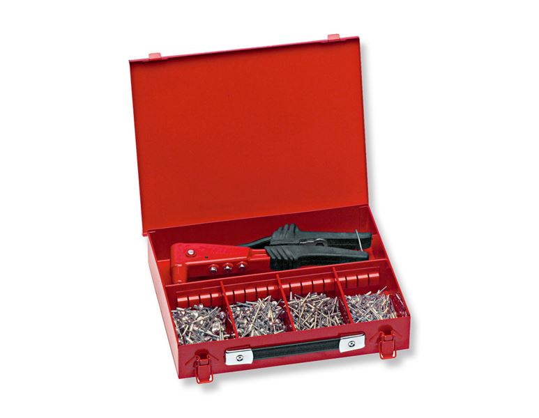 Hoofdaanzicht, Gereedschap, Popnageltang in set