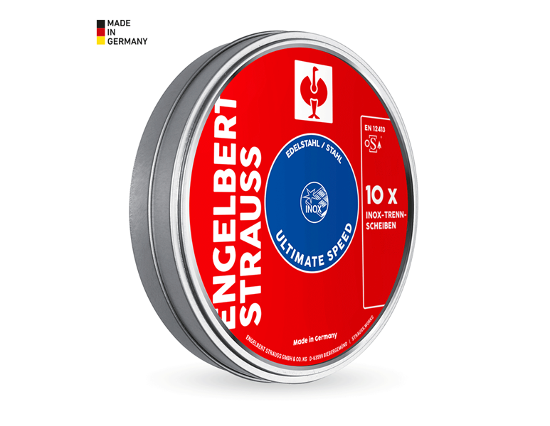 Hoofdaanzicht, Gereedschap, e.s.Inox doorslijpschijf ultimate speed, 10 p.pack