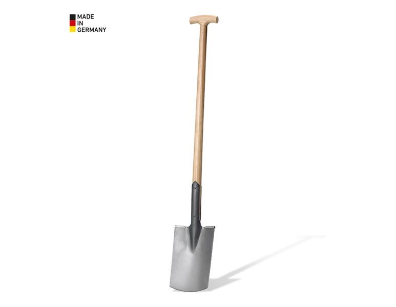 Hoofdaanzicht, Scheppen | spades | haken, Tuinspade Basalt, met steel