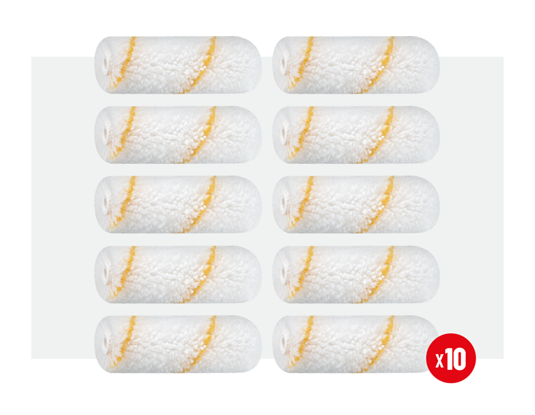 Hoofdaanzicht, Kwasten | Rollen, SET: 10x10 Perlon reserveroller
