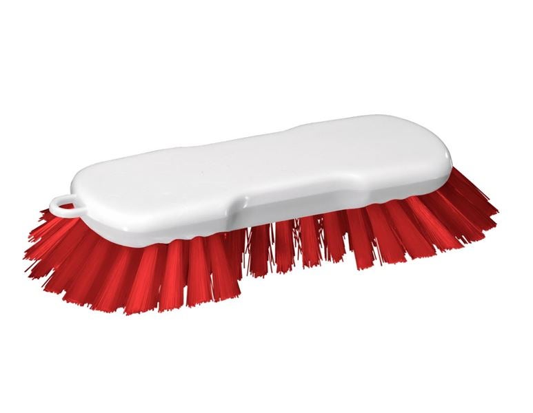 Hoofdaanzicht, Borstels, Werkborstel, rood