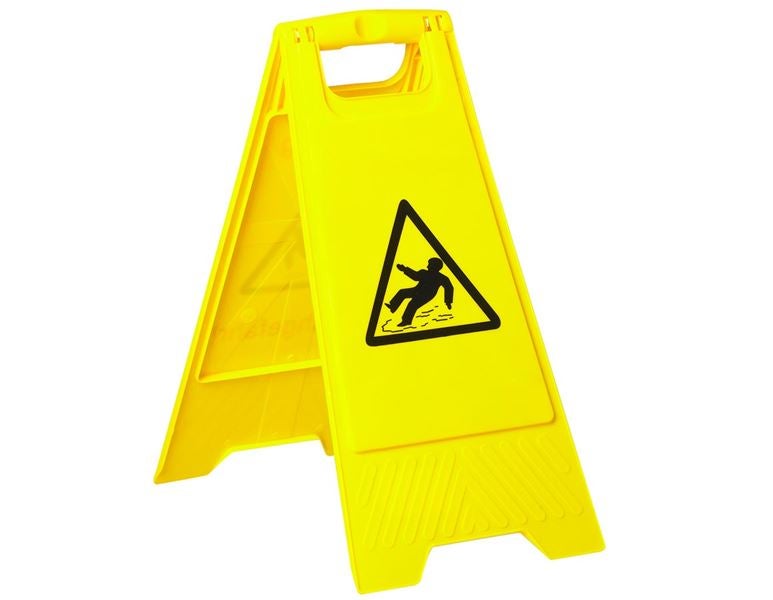 Hoofdaanzicht, Vochtige reiniging | Natte reiniging, Waarschuwingsbord Let op slipgevaar