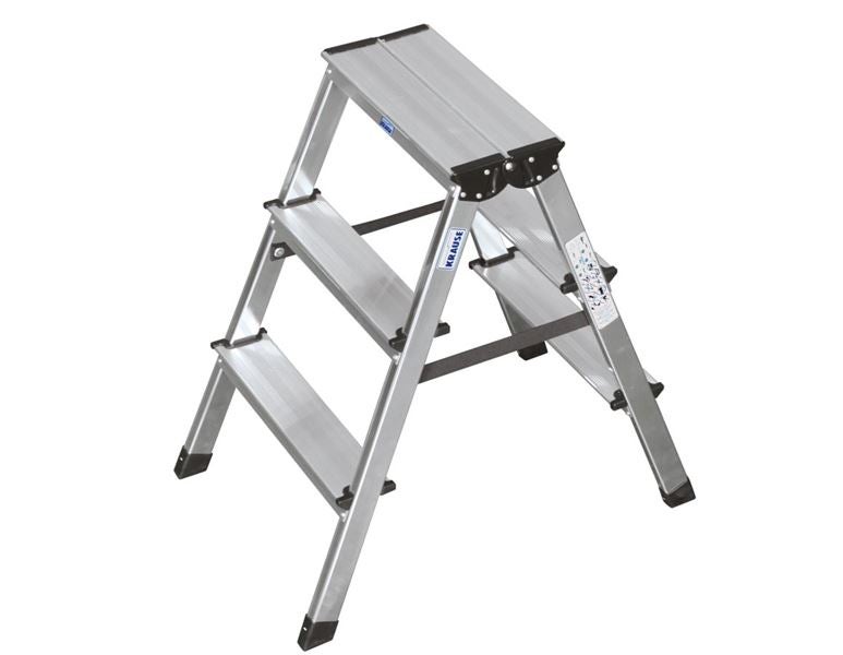 Hoofdaanzicht, Ladders, KRAUSE Dubbel trapleer (aluminium)