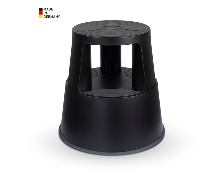 Hoofdaanzicht, Stoelen, rolkrukken, zwart