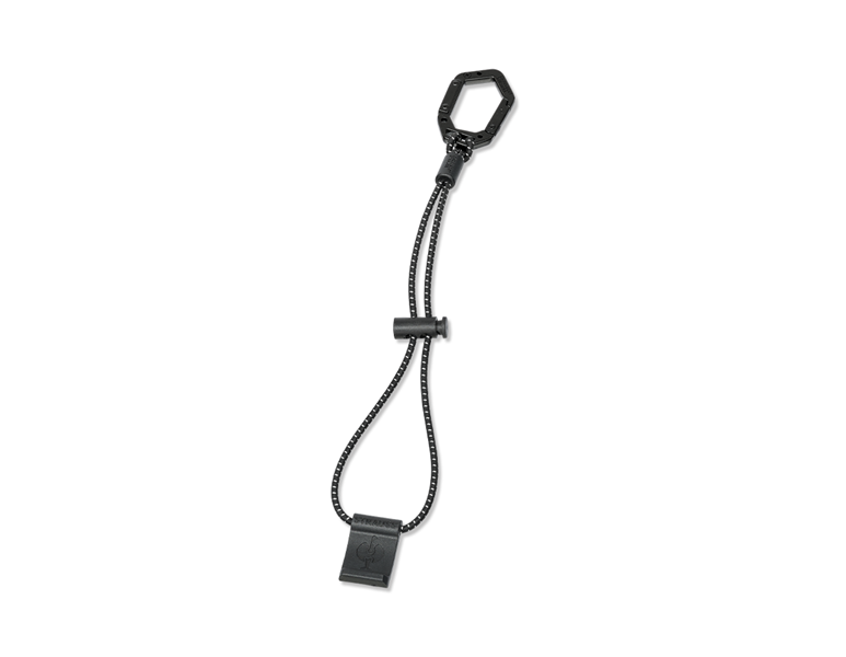 Hoofdaanzicht, Sets | Accessoires, e.s. Handschoen-houder lus met karabijnhaak, zwart