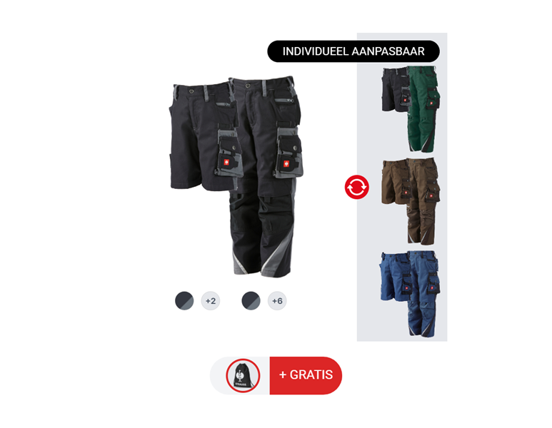 KINDERSET: Broek + Short e.s.motion