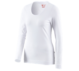 Showcase, e.s. Longsleeve cotton stretch, dames, wit