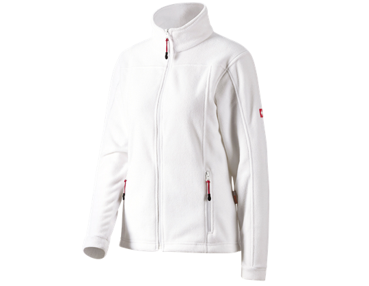 Hoofdaanzicht, Dames Fleecejack e.s.​classic, wit