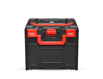 Hoofdaanzicht, STRAUSSbox 340 midi, zwart/rood
