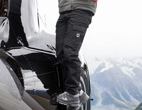 Aanzicht, Leren spijkerzak XL e.s.​vintage, zwart