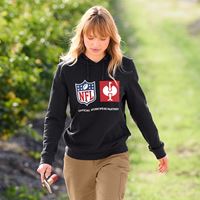 Aanzicht 3, NFL Hoodie cotton, ladies, zwart