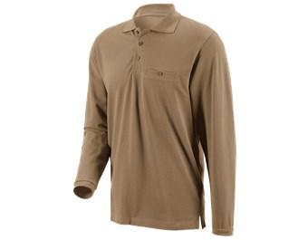 e.s. Longsleeve-Polo cotton Pocket