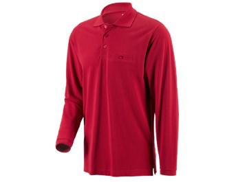 e.s. Longsleeve-Polo cotton Pocket