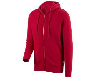 e.s. Hoody-Sweatjack poly cotton