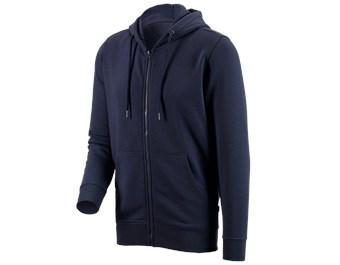 e.s. Hoody-Sweatjack poly cotton