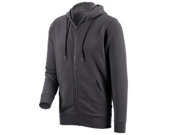 e.s. Hoody-Sweatjack poly cotton