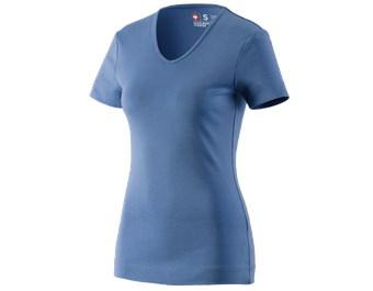 e.s. T-Shirt cotton V-Neck, dames