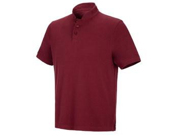 e.s. Poloshirt cotton Mandarin