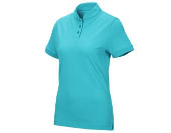 e.s. Poloshirt cotton Mandarin, dames