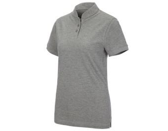 e.s. Poloshirt cotton Mandarin, dames