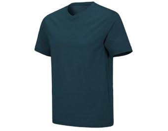 e.s. T-shirt cotton stretch V-Neck