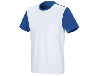 e.s. T-shirt cotton stretch bicolor