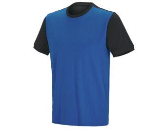 e.s. T-shirt cotton stretch bicolor