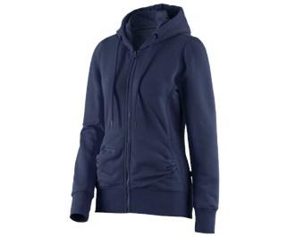 e.s. Hoody-Sweatjack poly cotton, dames