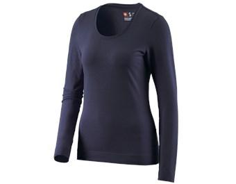e.s. Longsleeve cotton stretch, dames