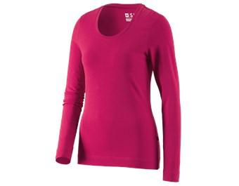 e.s. Longsleeve cotton stretch, dames