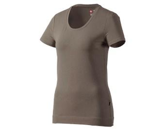 e.s. T-Shirt cotton stretch, dames