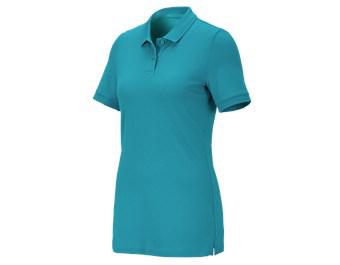 e.s. Pique-Polo cotton stretch, dames