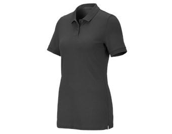 e.s. Pique-Polo cotton stretch, dames