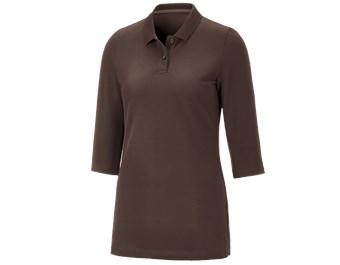 e.s. Pique-Polo 3/4-mouw cotton stretch, dames