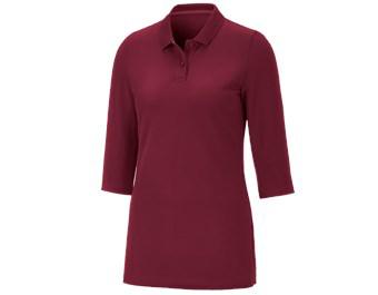 e.s. Pique-Polo 3/4-mouw cotton stretch, dames